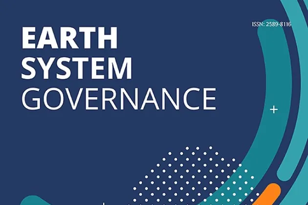 Earth System Governance cover of publication, illustration.