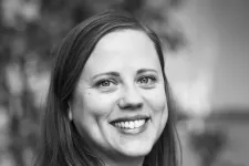 Photo of Linda Eitrem Holmgren in black and white