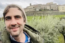 Markus Holdo selfie fältarbete Italien, foto.