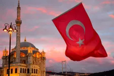 Turkish flag and mosque (photo)