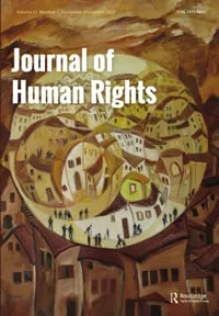 Omslaget på Journal of Humans Rights. Bild.