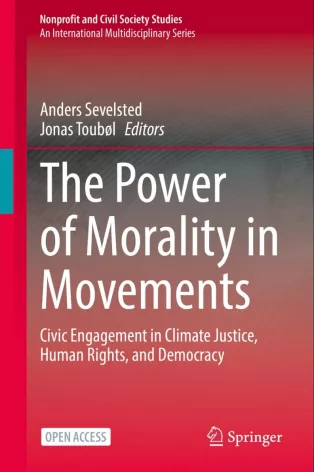 Omslag till "The power of morality in movements", illustration.